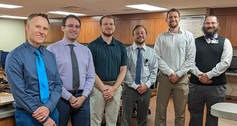 Faculty members pictured together