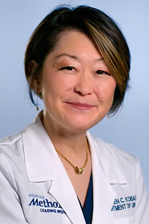 Headshots of Dr. Kathleen Kobashi