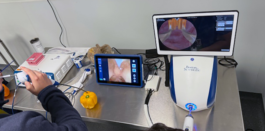 Equipment pictured in the simulation center