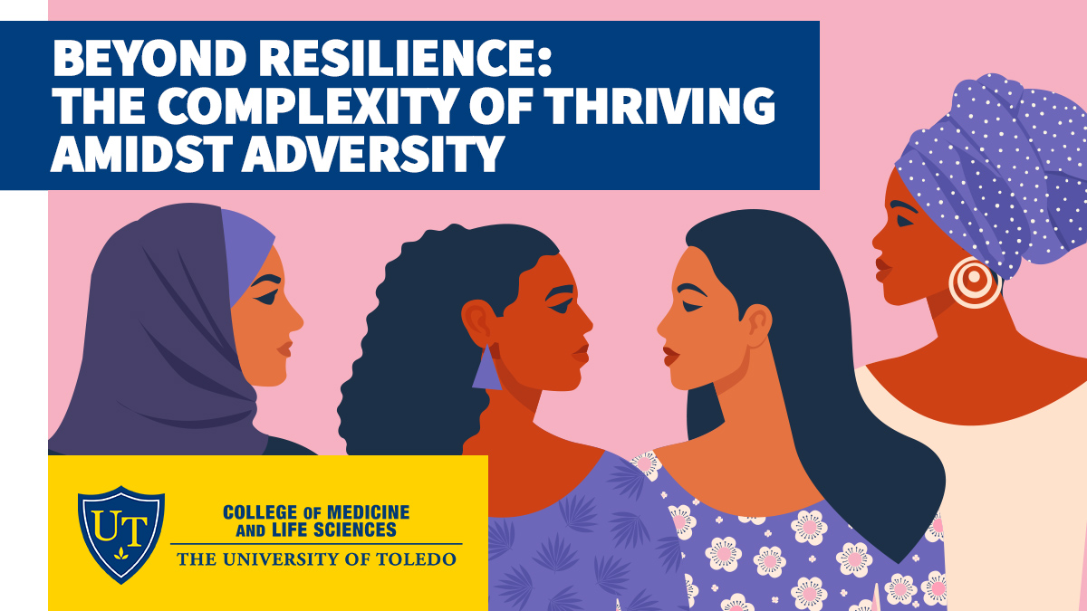 Beyond Resilience: The Complexity of Thriving Amidst Adversity diversity panel artwork.