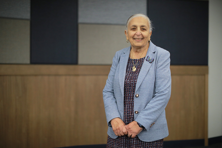 Archive photo of Dr. Gohara inside a classroom.