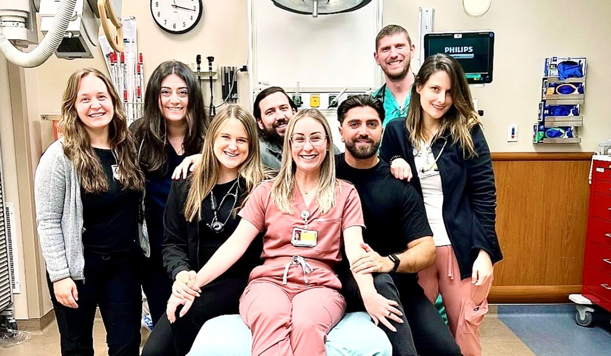Group photo of graduating residents
