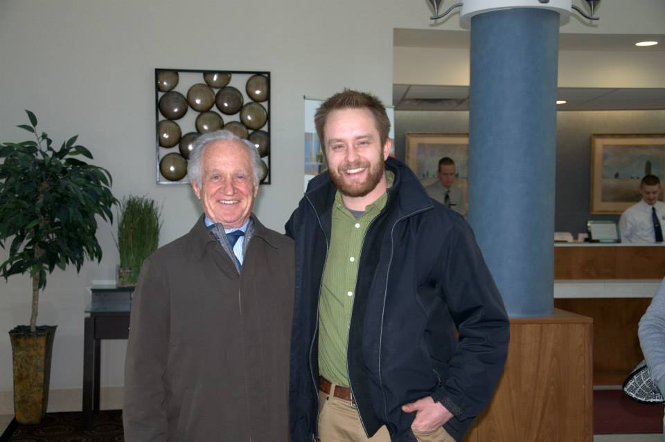 Dr. Capecchi and 2014 CBGS President Stuart Collins