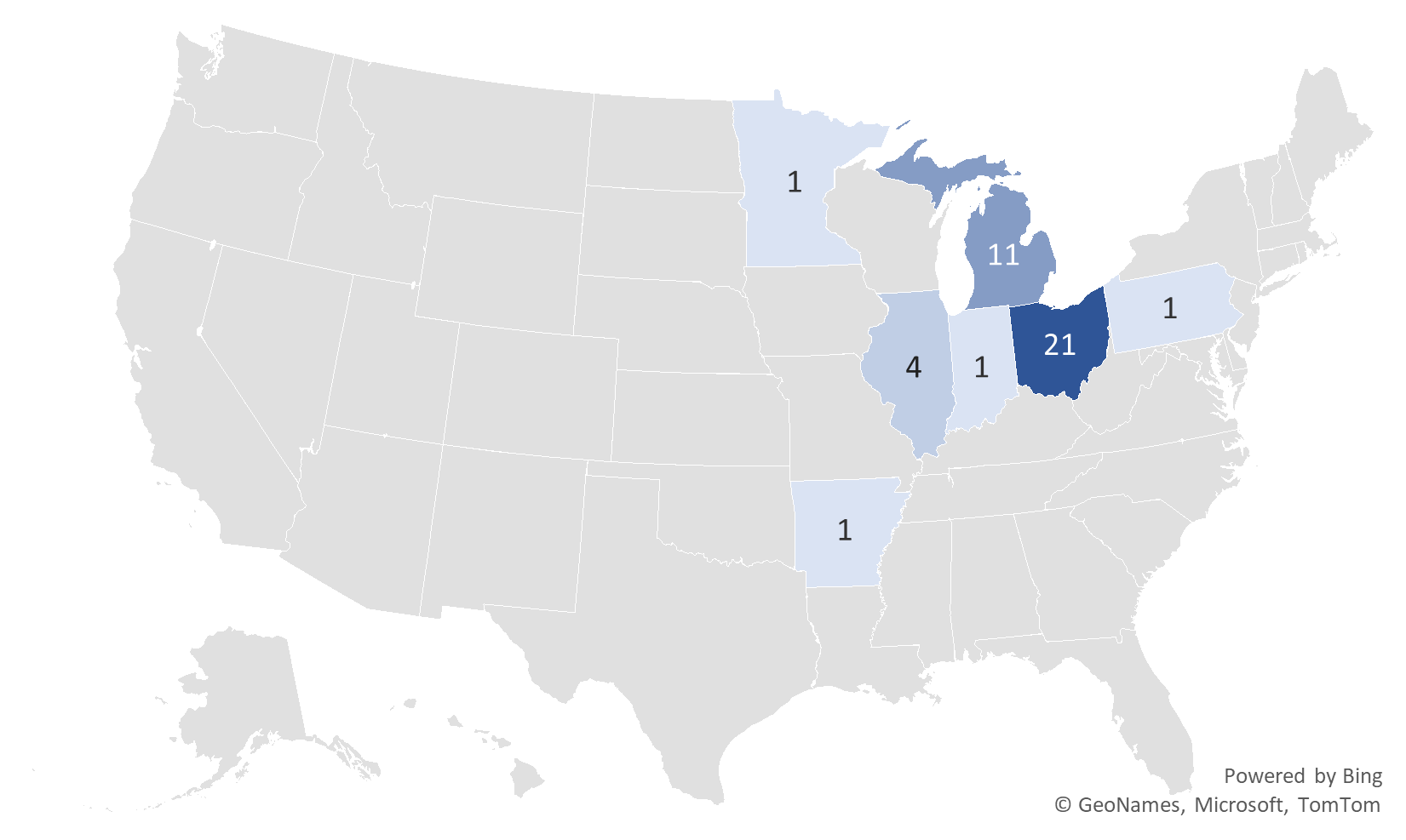 States Represented