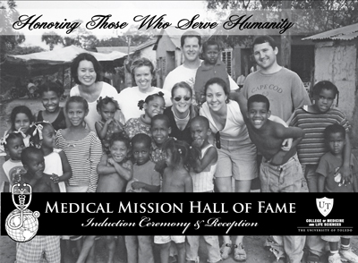 Artwork for awards, "Honoring Those White Serve Humanity"