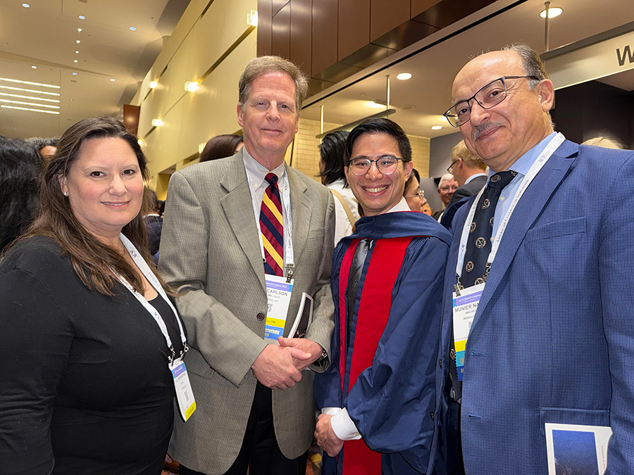 A stylized photo of Dr. Angele McGrady and her name book cover for "Pathways through Long-Term Health Conditions: Lifestyle Medicine to Maximise Your Wellbeing."