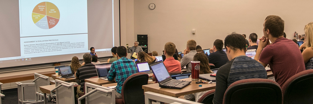 Photo of students in the classroom.