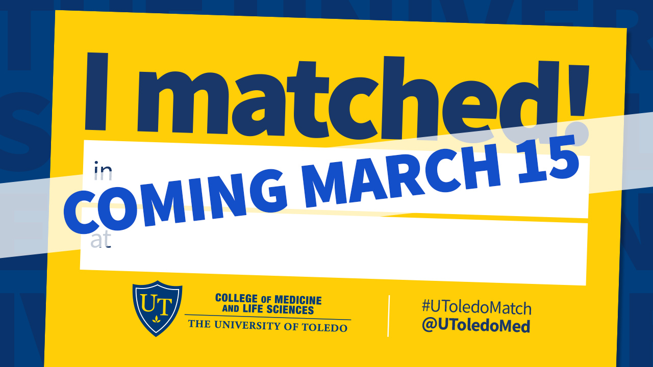 Match Day sign with Coming March 15