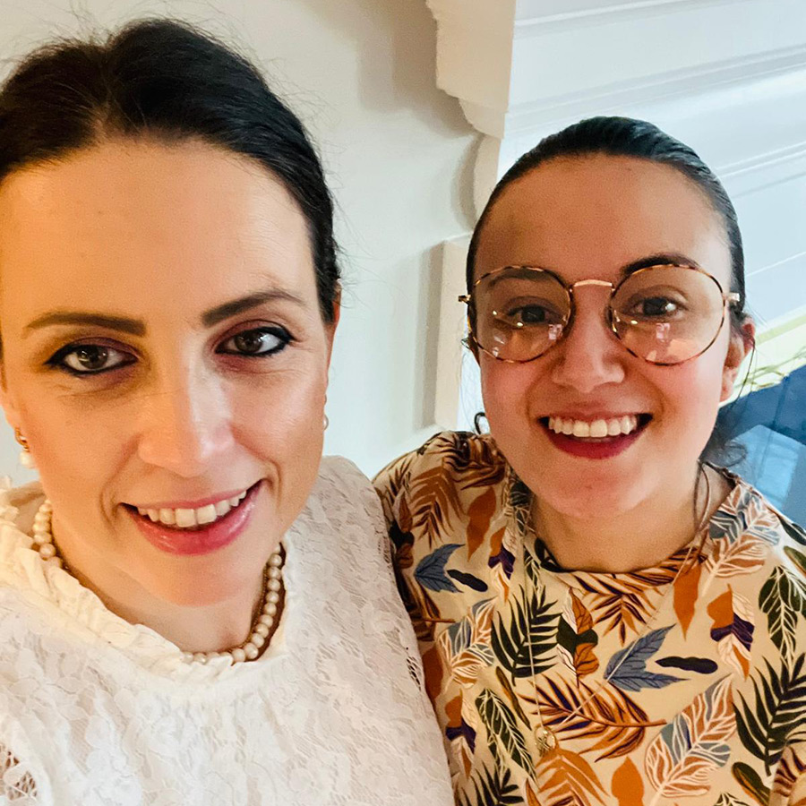 Photo a Dani with Dr. Andari