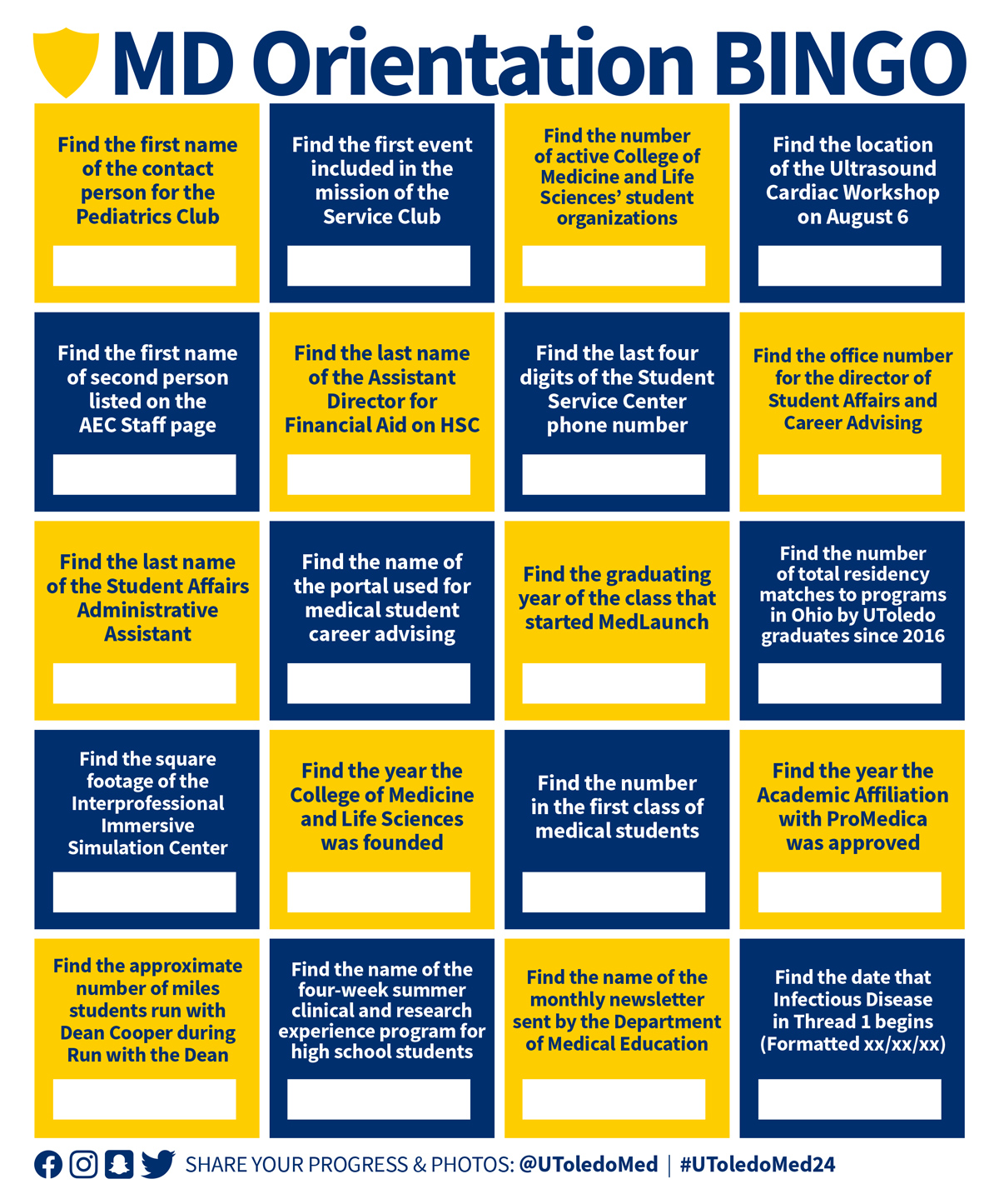 College Of Medicine And Life Sciences Md Orientation university of toledo academic calendar 2021 22