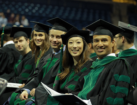 College of Medicine and Life Sciences students at Commencement