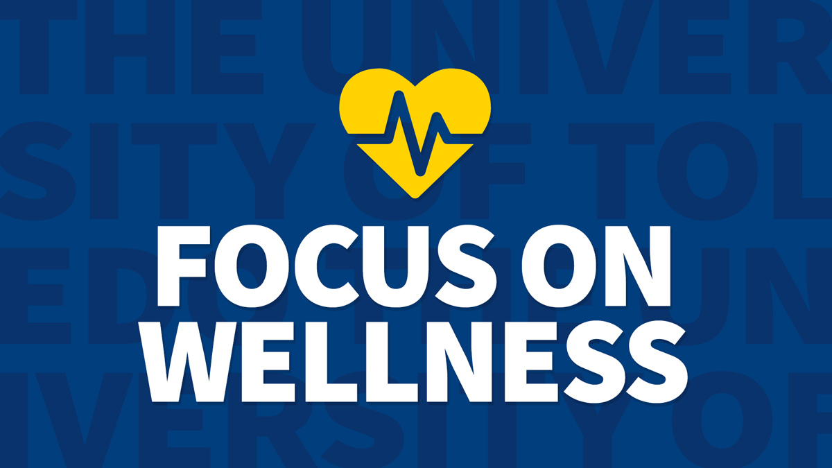 Focus on Wellness artwork with heartbeat icon.