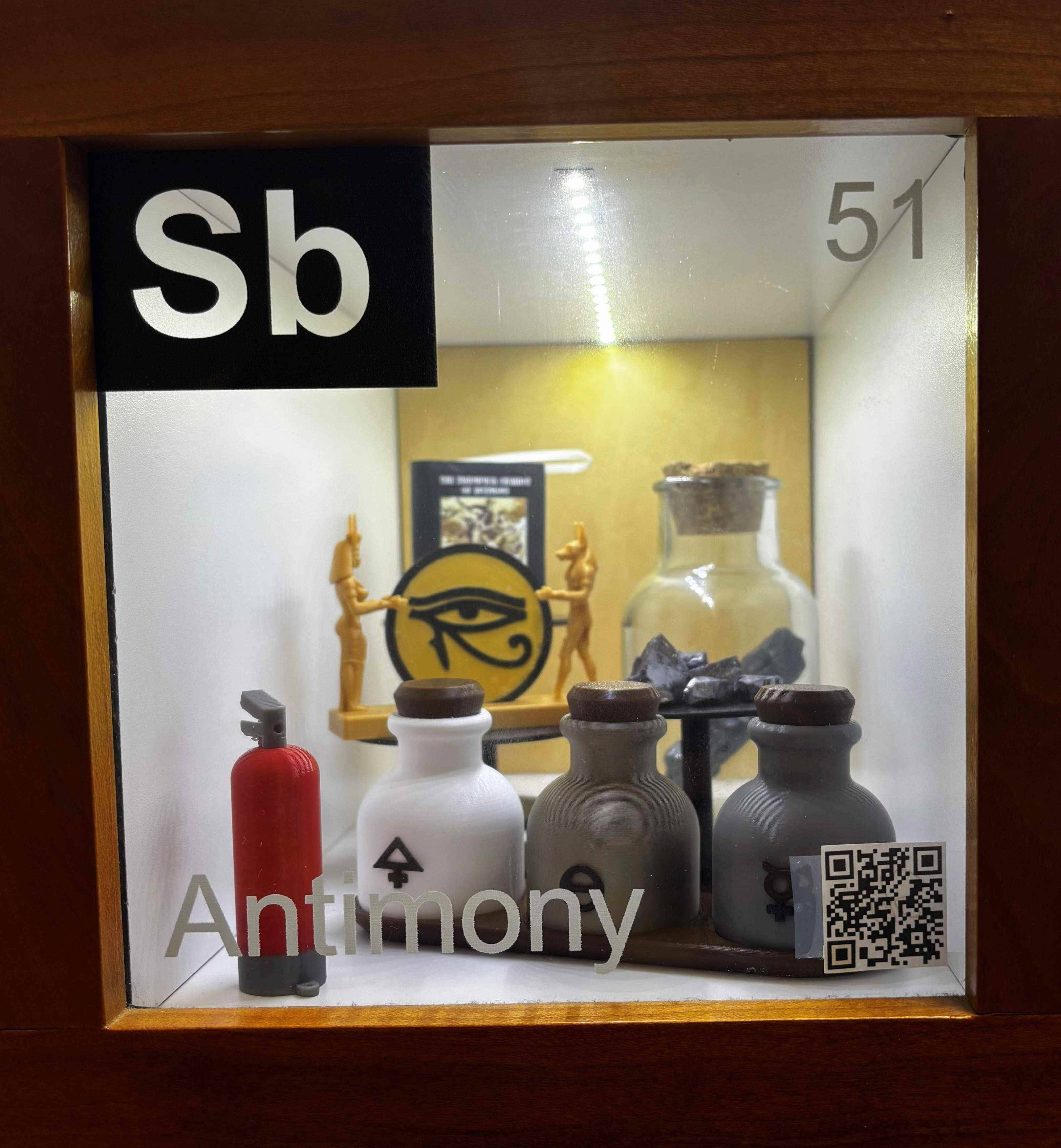 Picture of Antimony Box in the Living Periodic Table