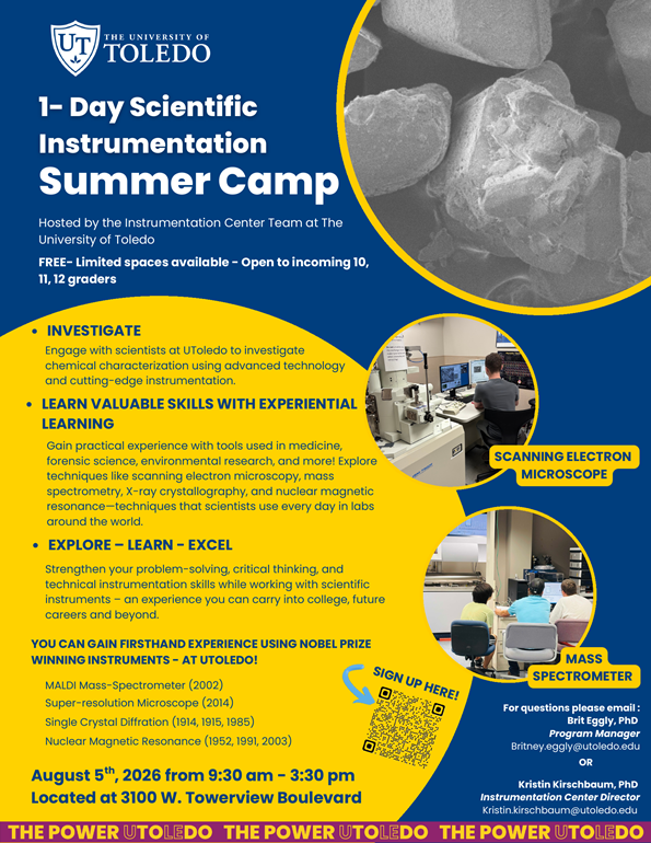 Event flyer for the 2026 ICenter Summer Camp