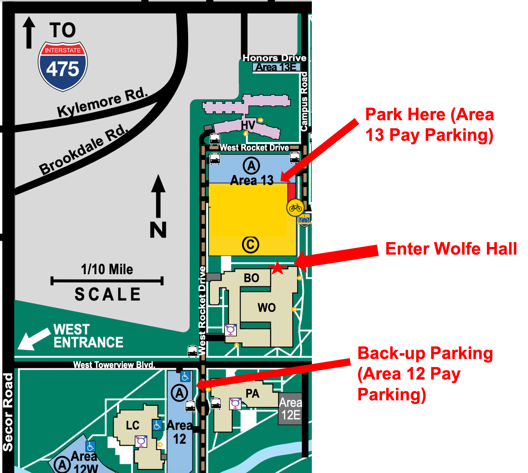 University of toledo parking