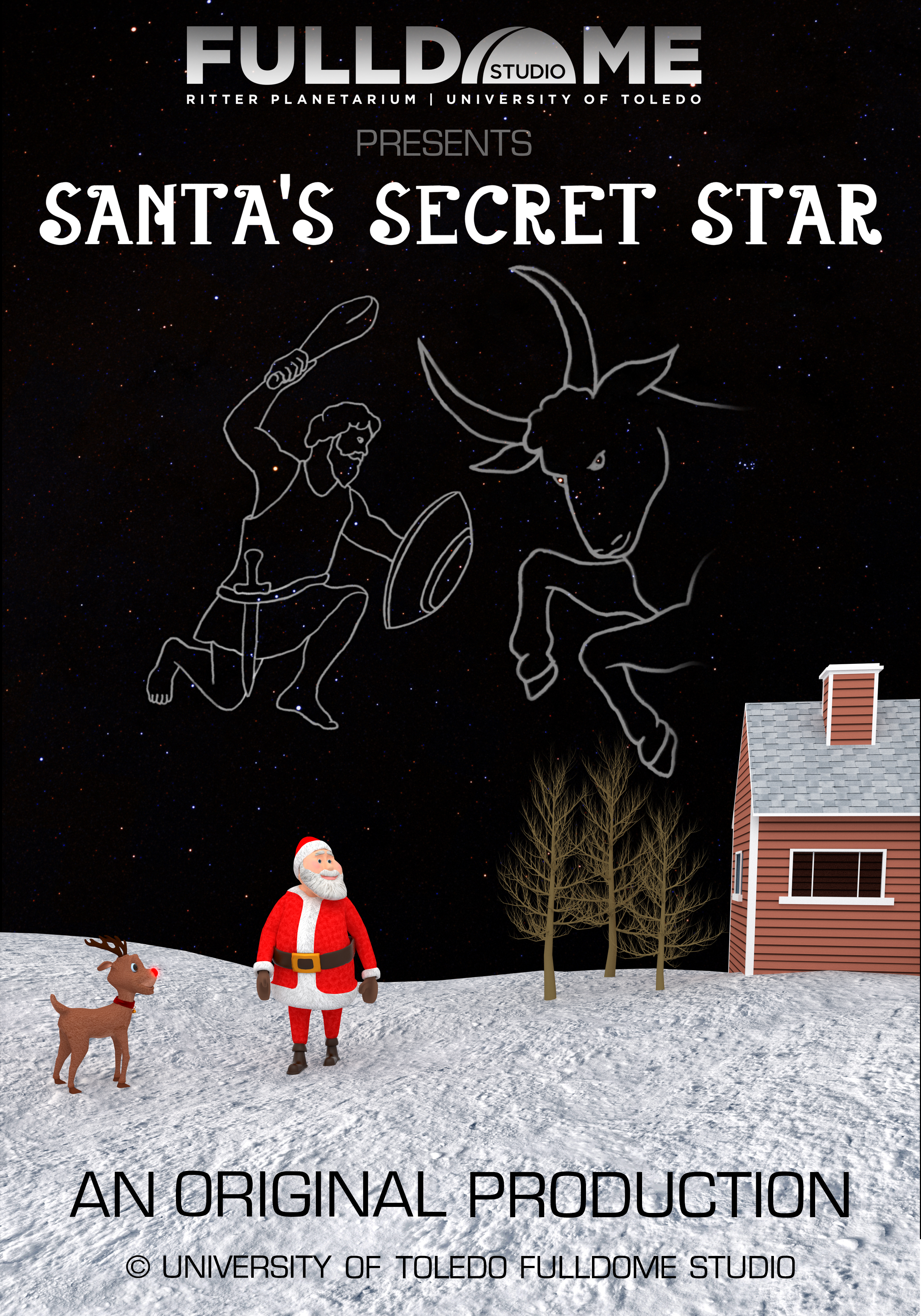 Santa's Secret Star Poster