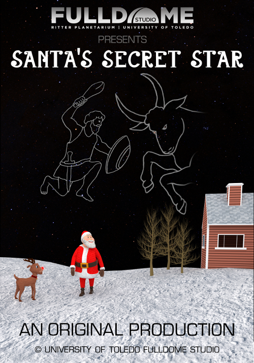 Santa Secret Star Poster
