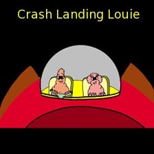 Crash Landing Louie Banner