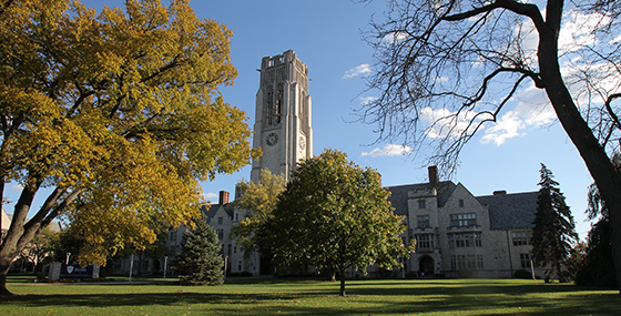 University Hall on main campus