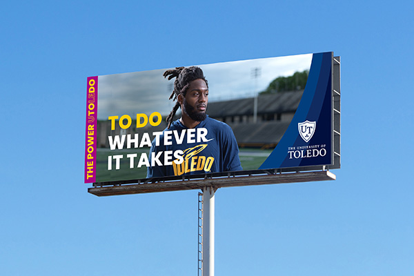 a branded billboard