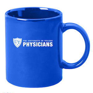 Blue Mug with logo
