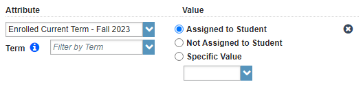 Add Attribute - Enrolled Current Term