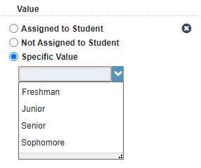 Drop-down Selection