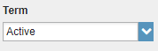 Select Term as Active