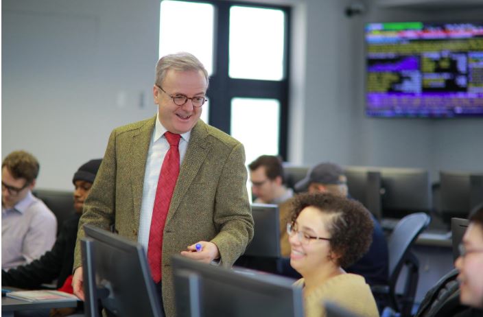 faculty in a classroom