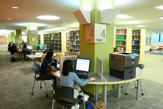 inside Carlson Library