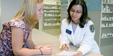Patient speaking with Pharmacist