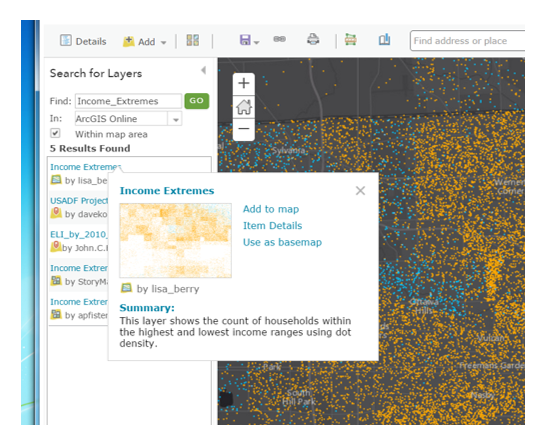 Add a Layer ArcGIS