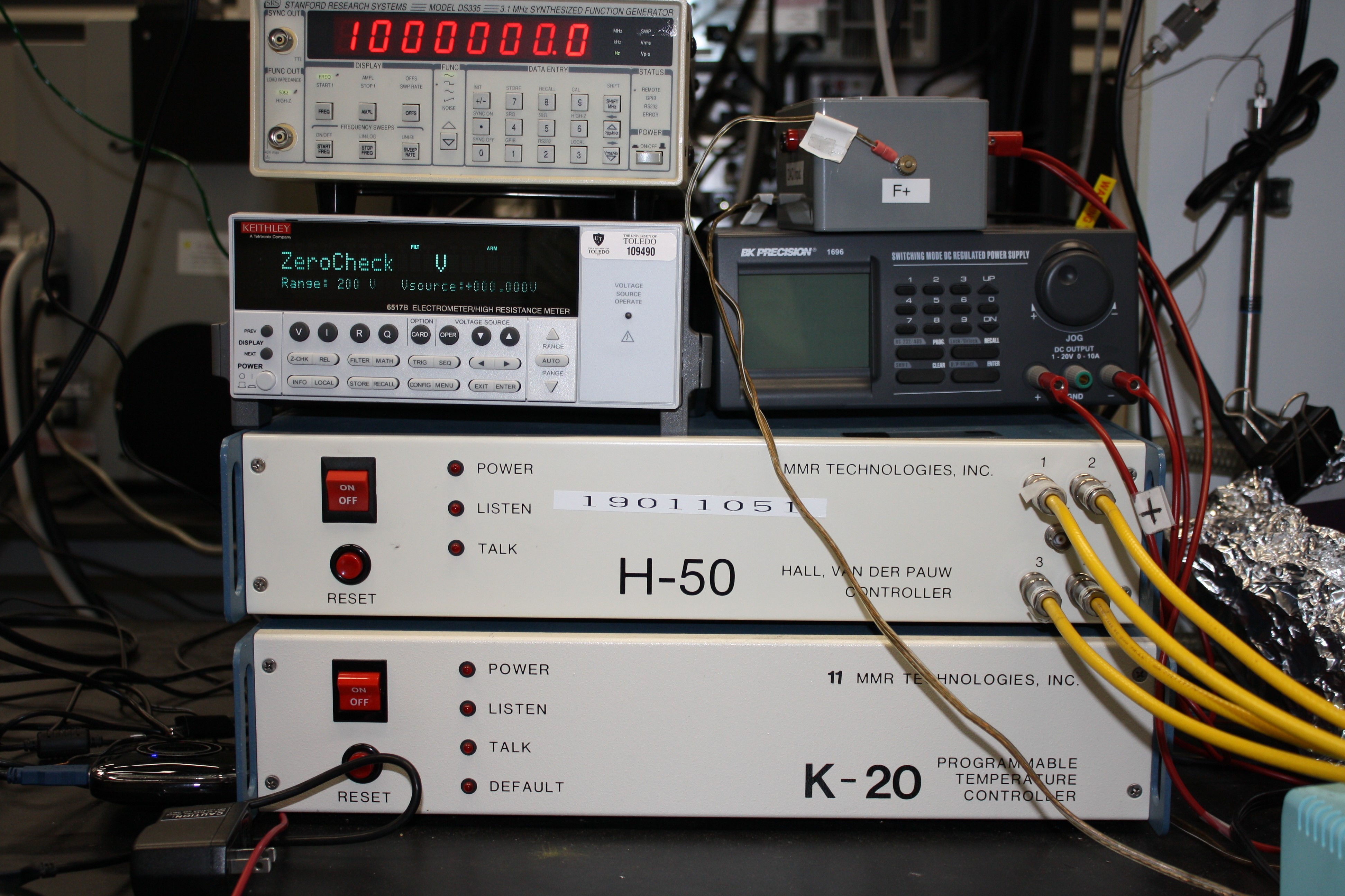 Van der Pauw Hall Effect Measurement System