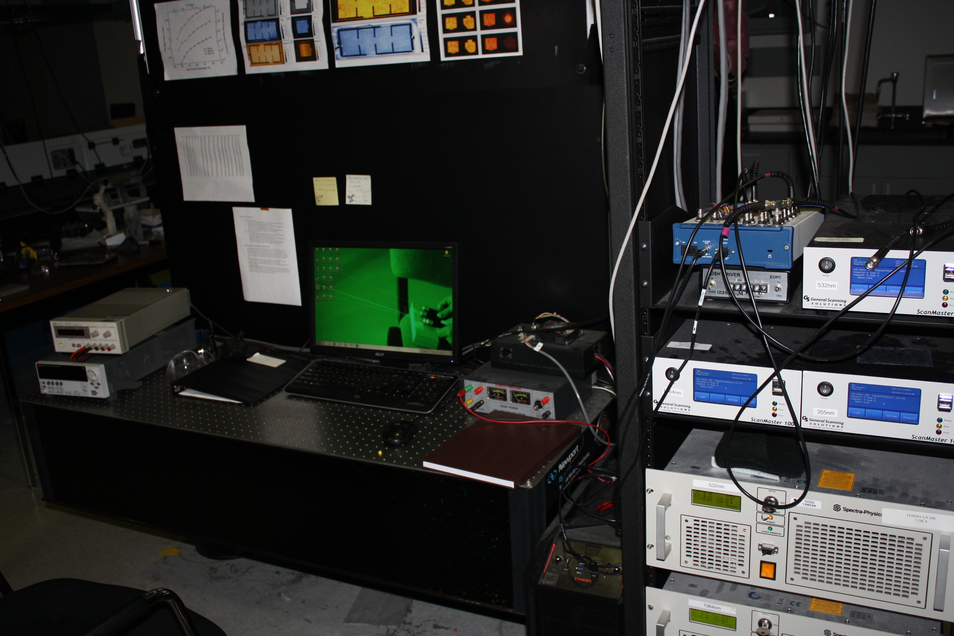 Laser Beam Induced Current Measurement System