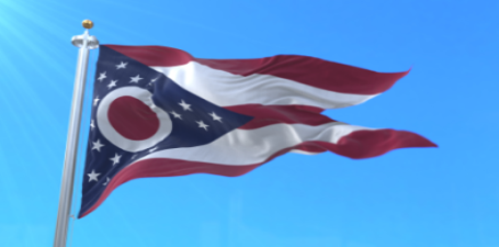 Ohio IP Promise Closeup of State of Ohio Flag