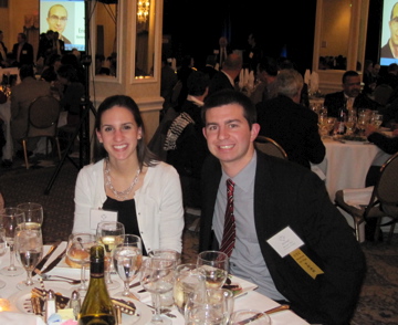 Student of the Year 2010 Mike Titus at Award dinner