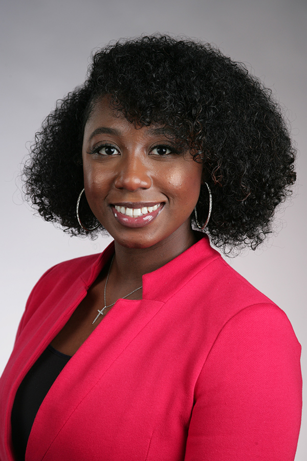 Headshot of Program Coordinator for African American Initiatives, Kyndra Gaines 