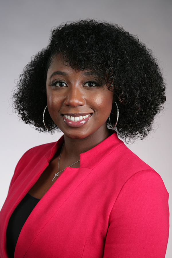 Headshot of Program Coordinator for African American Initiatives, Kyndra Gaines