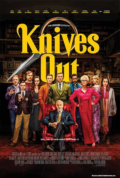movie poster for Knives Out from 2019