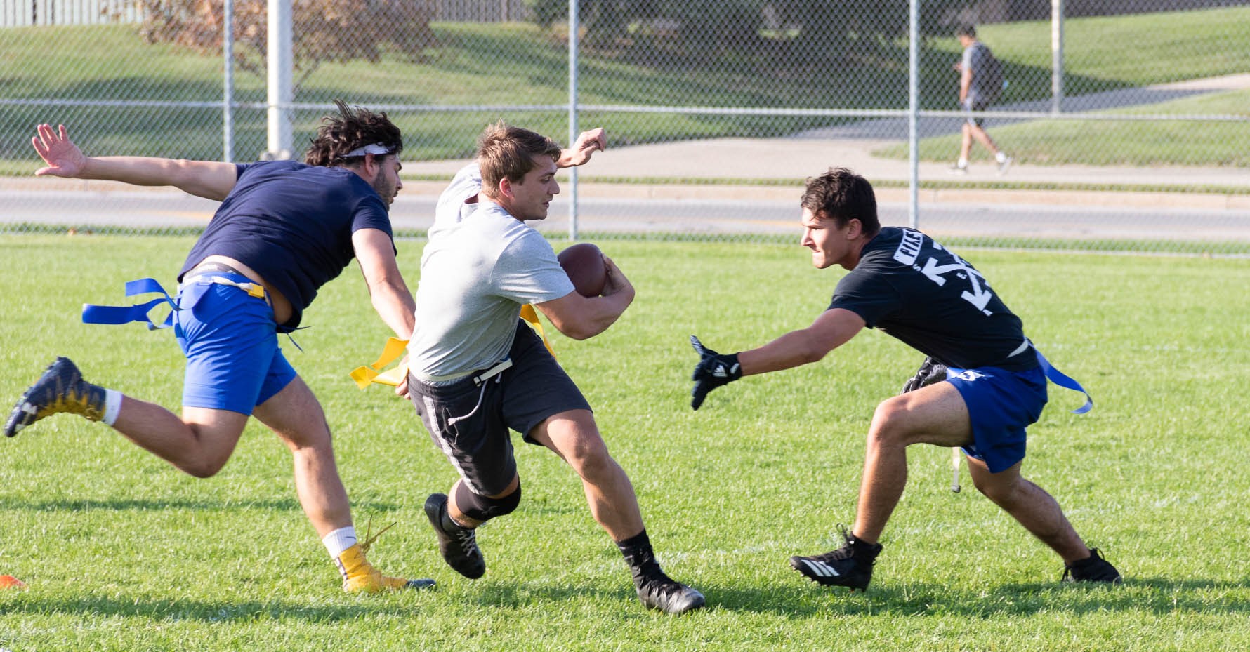 students playing rugby