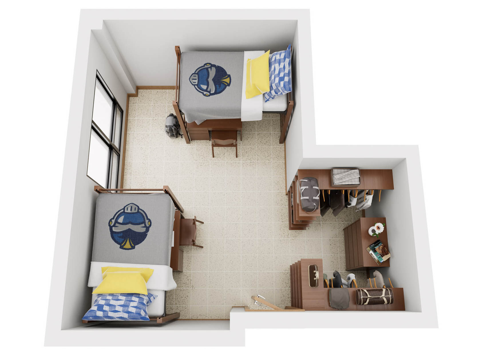 sample floor plan of parks tower