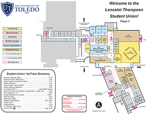 student union first floor map image