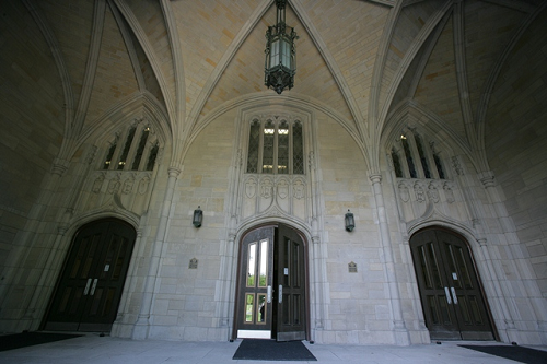 University Hall doors