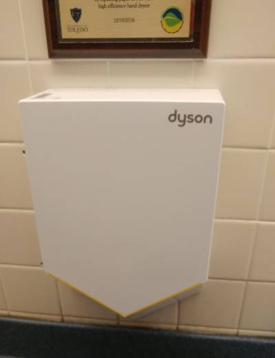 Hand dryer by student green fund