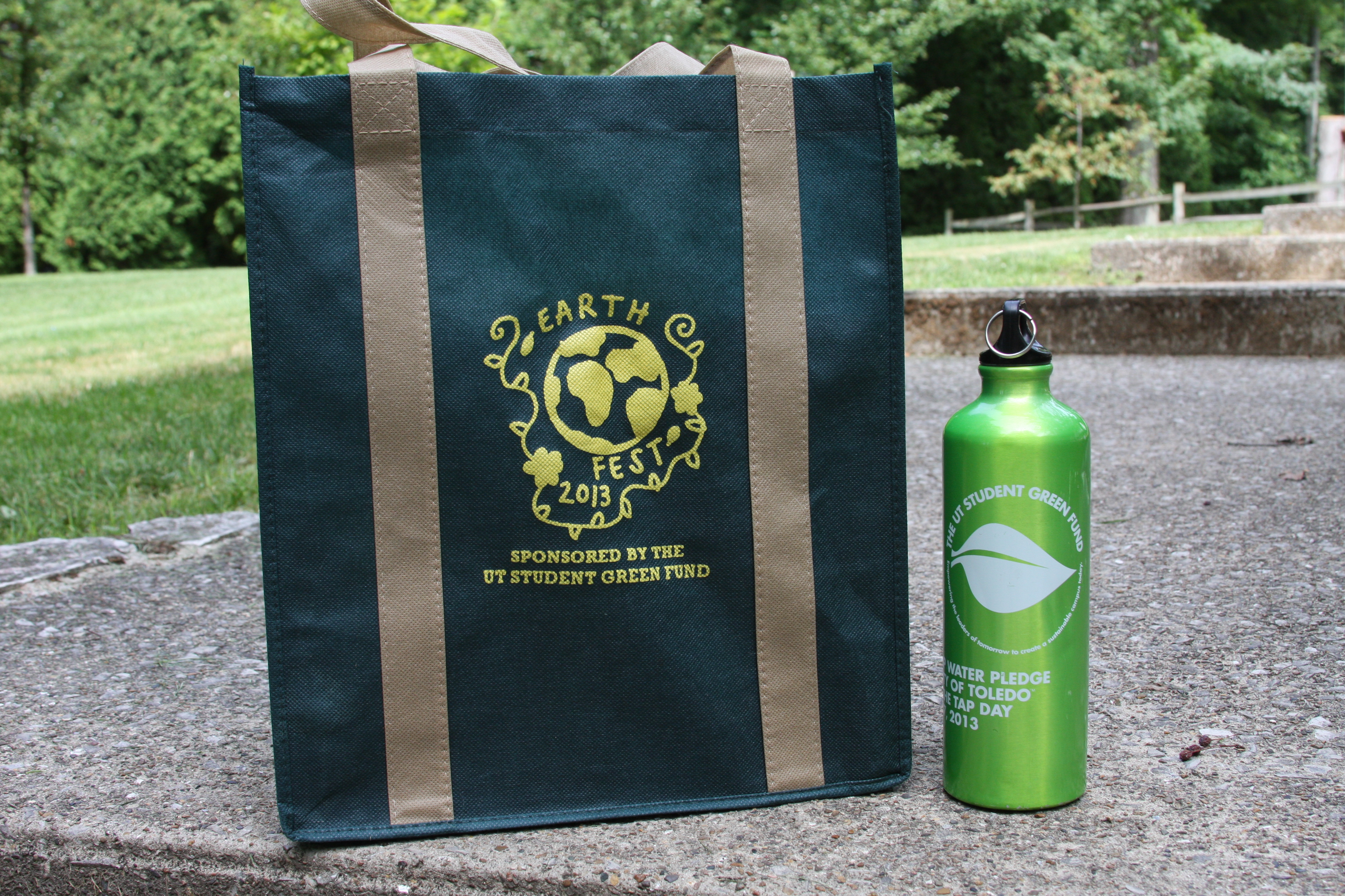 Earth Fest Reusable Bag and Bottle