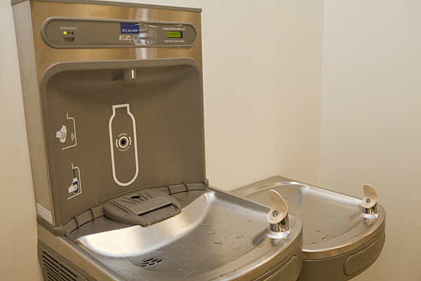 water bottle refill station