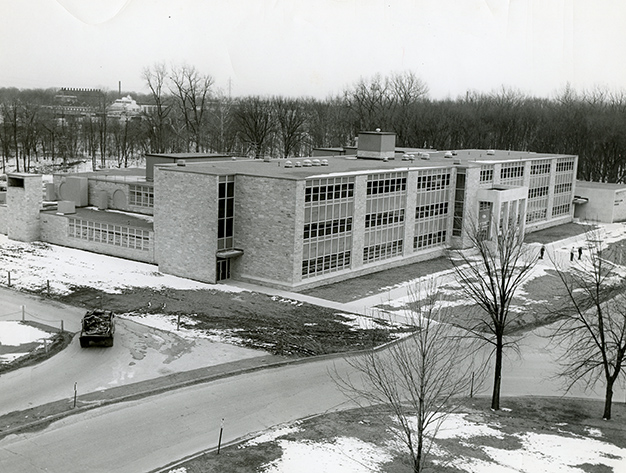 Historical photo of what is now called the Health and Human Services Building