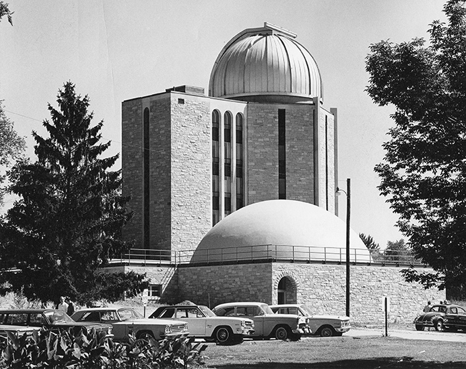 Historical photo of Ritter Planetarium and Observatory.
